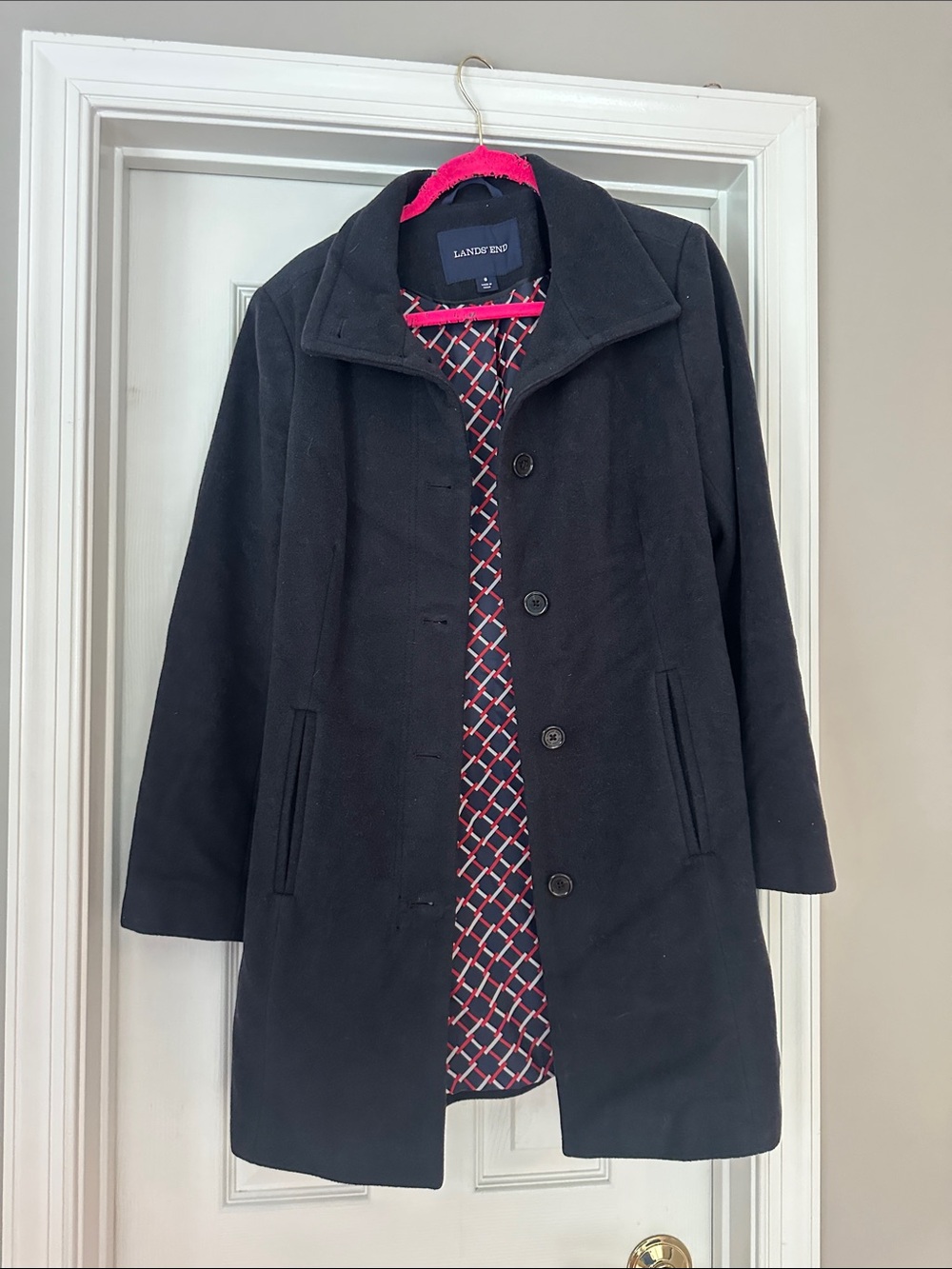 Land’s End wool coat